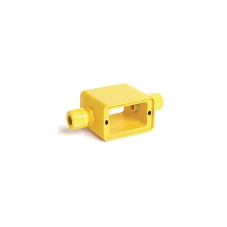 Woodhead FEED-THRU DEEP-BOX PENDNT YELLOW 3090F